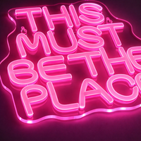 This Must Be The Place Neon Vegglampe