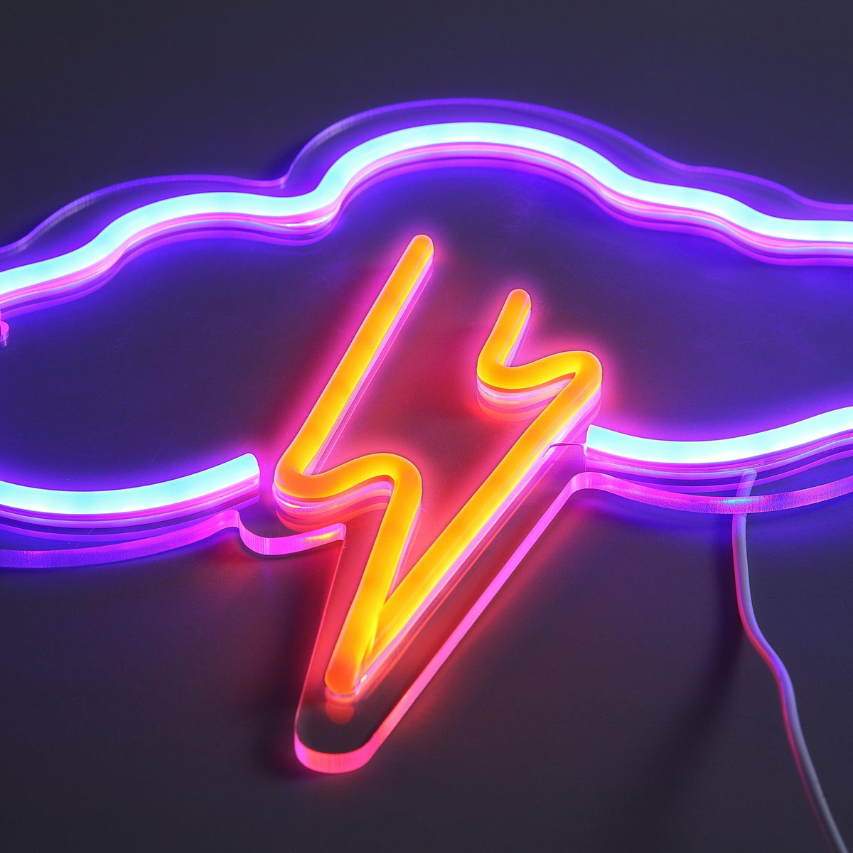Thunder Cloud Neon Vägglampa-Lampconcept.se