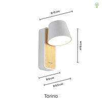 Torino Vegglampe Treutseende