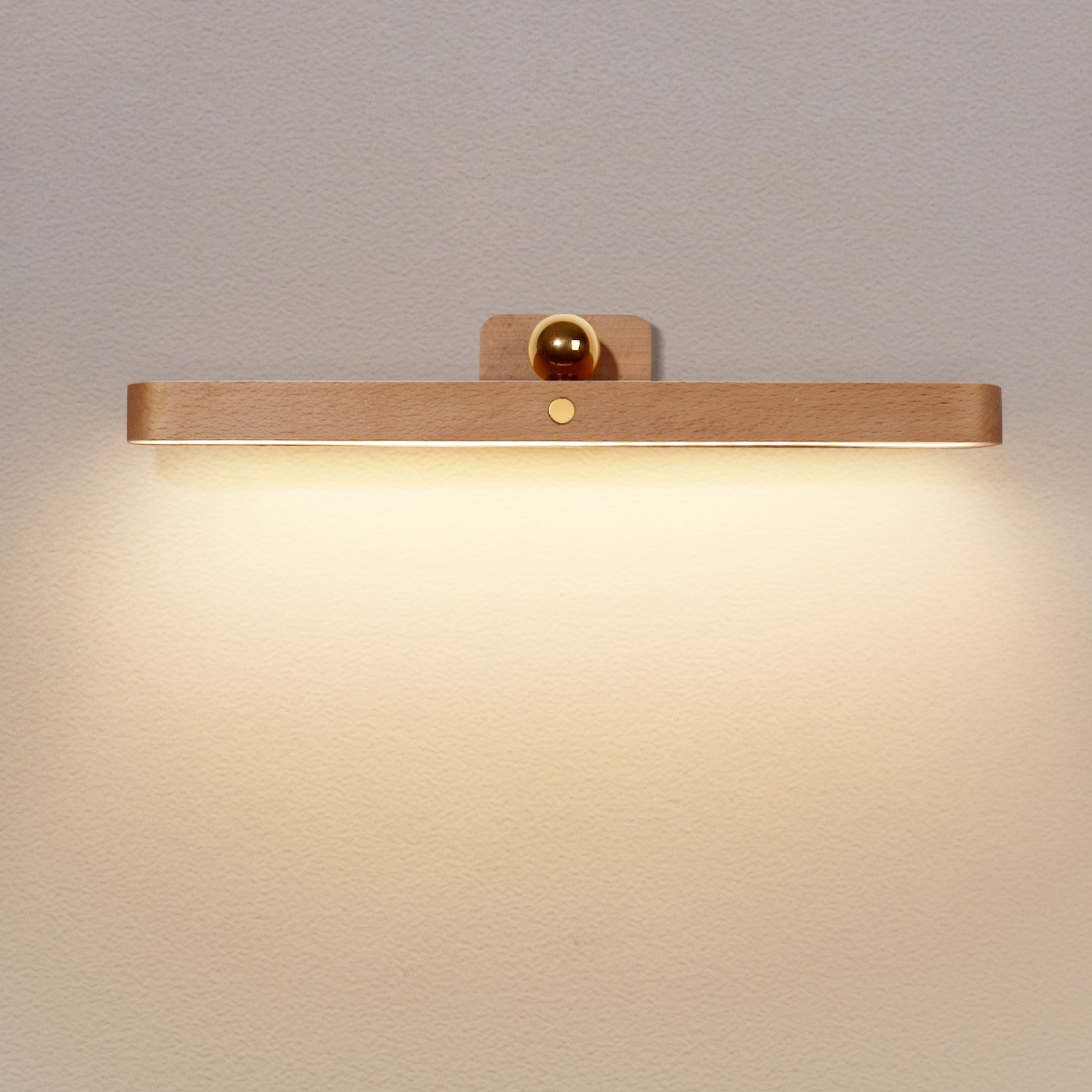 Timber Trådløs Vegglampe Lys Bjørk