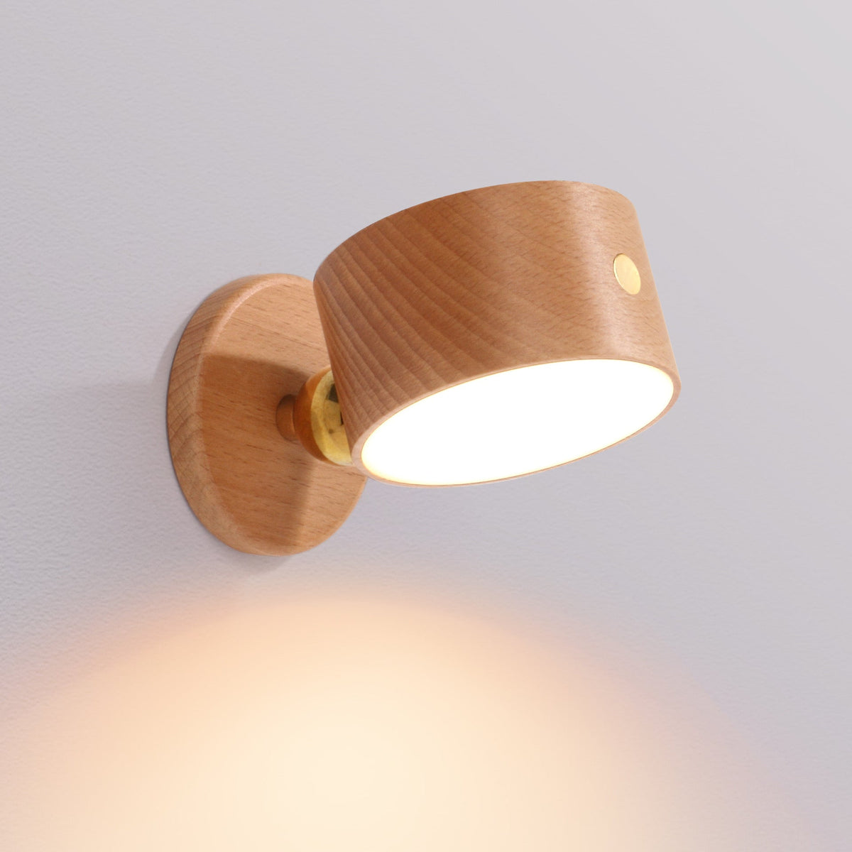 Bjørk Trådløs Vegglampe Lys