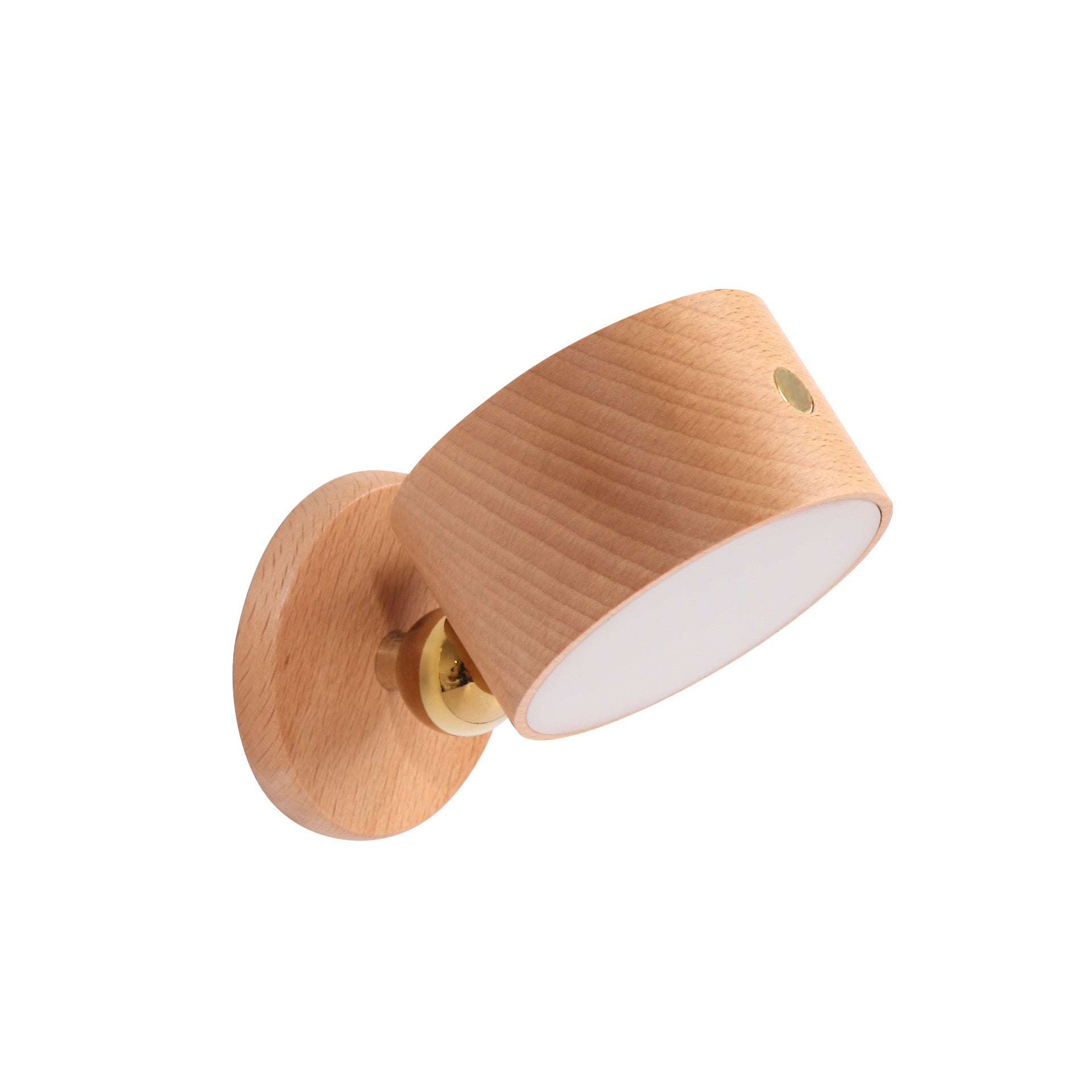 Bjørk Trådløs Vegglampe Lys