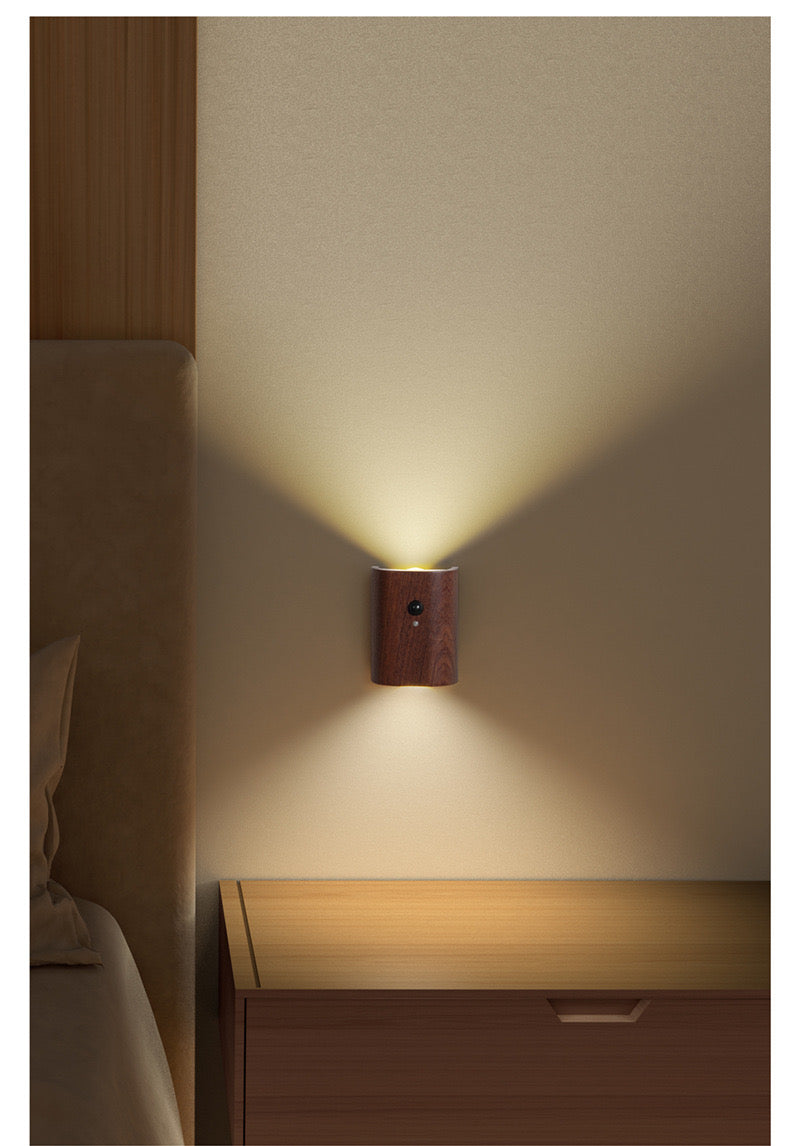 Erb Trådløs Vegglampe Mørk Bjørk