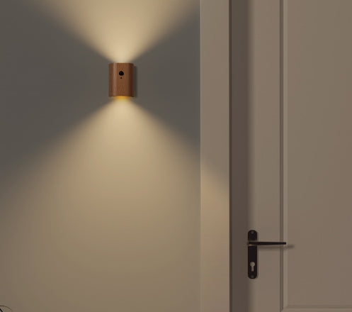 Erb Trådløs Vegglampe Lys Bjørk