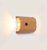 Erb Trådløs Vegglampe Lys Bjørk