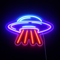 UFO Neonskilt