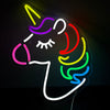 Unicorn Neon Vegglampe