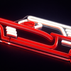Vintage Car Neon Vegglampe