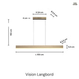 Vision Langbordspendel Messing