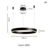 Vision Pendellampe Ø60 Svart