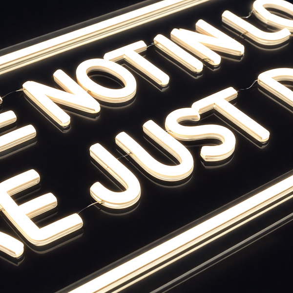 Youre Not In Love Neon Vegglampe