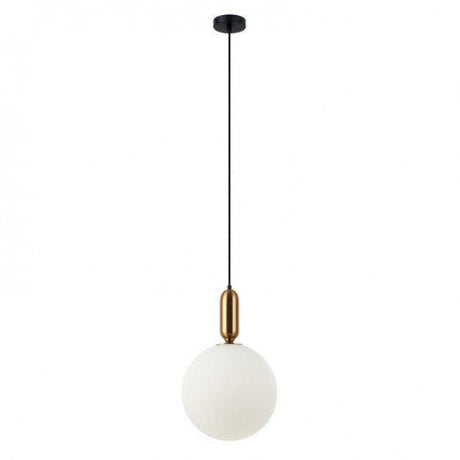 Aldeva Taklampa Mässing/Opal-Lampconcept.se