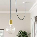 Textilkabel Blå Ocean-Lampconcept.se