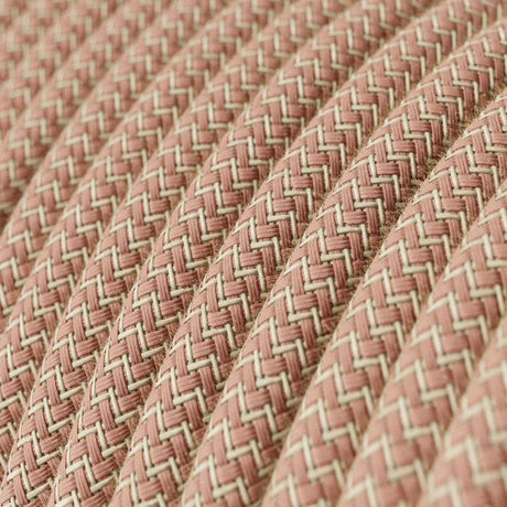 Textilkabel Old Rose-Lampconcept.se