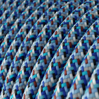 Textilkabel Pixel Turkos-Lampconcept.se
