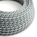 Tekstilkabel Pixel Ice Blue
