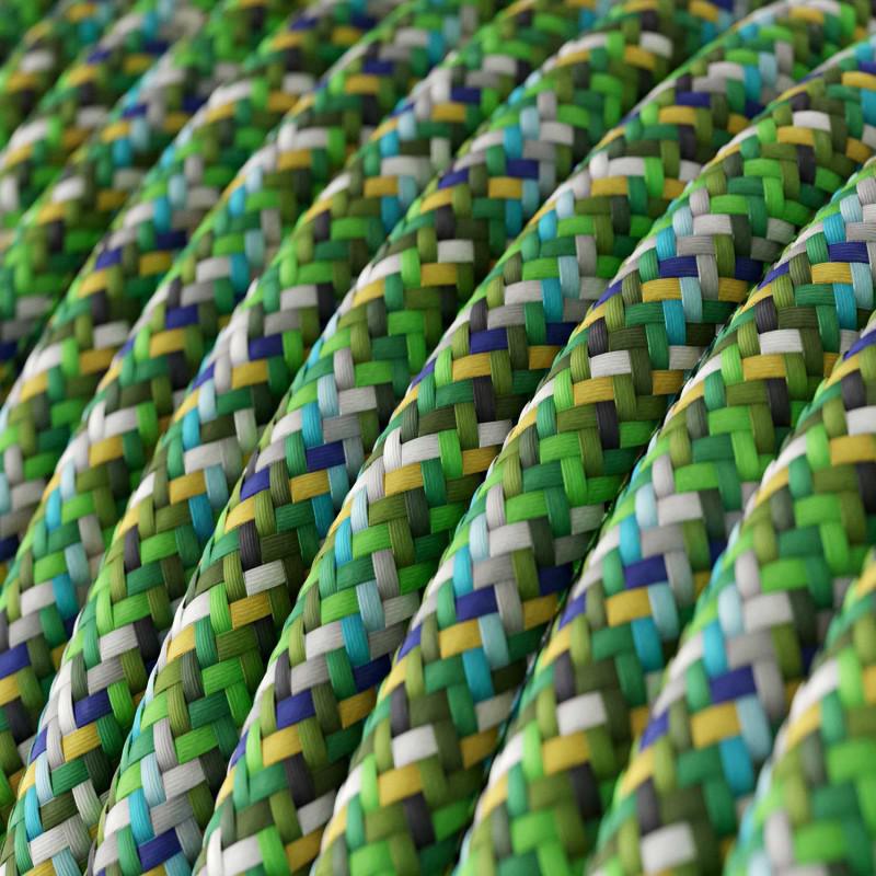 Textilkabel Pixel Grön-Lampconcept.se