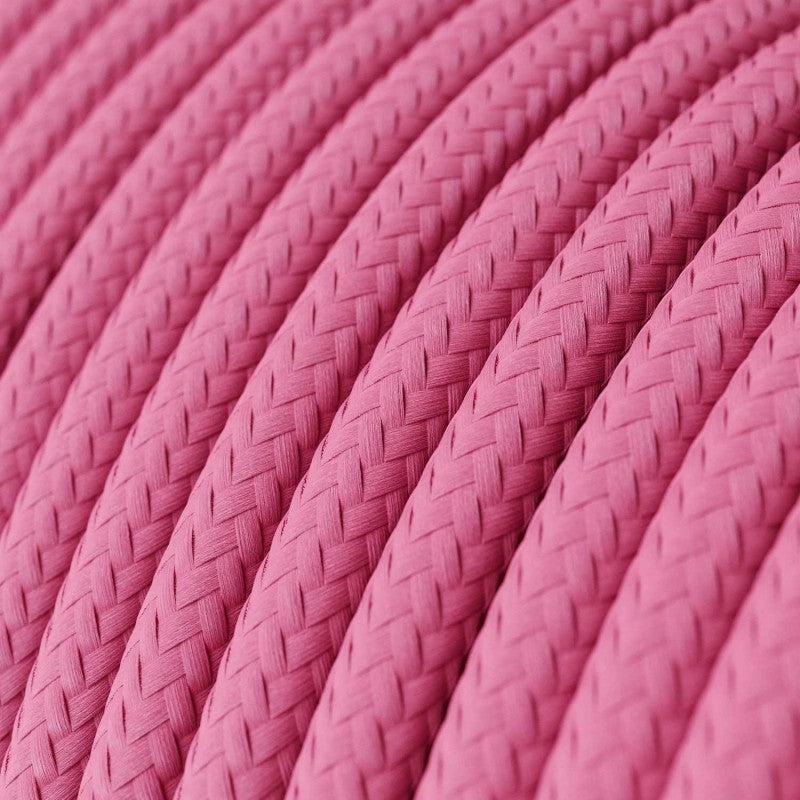 Textilkabel Fuchsia-Lampconcept.se