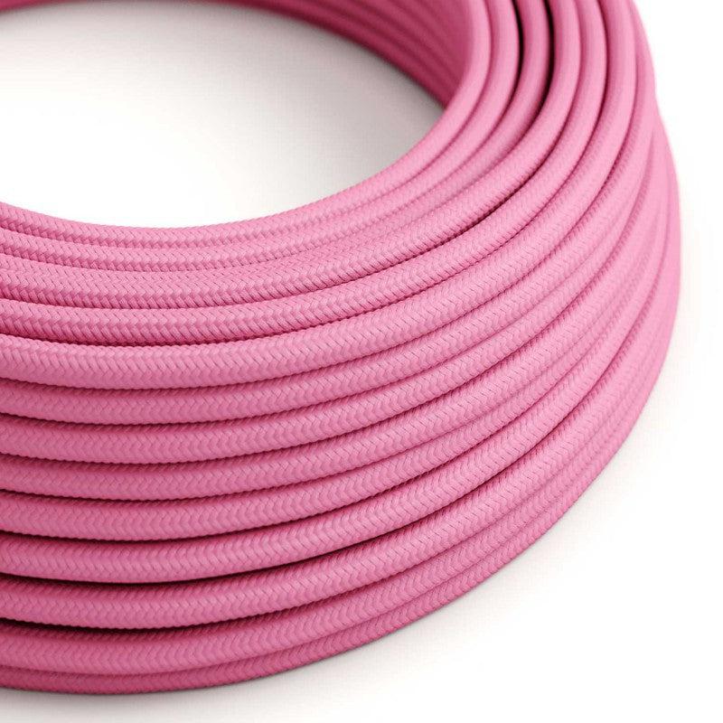 Textilkabel Fuchsia-Lampconcept.se