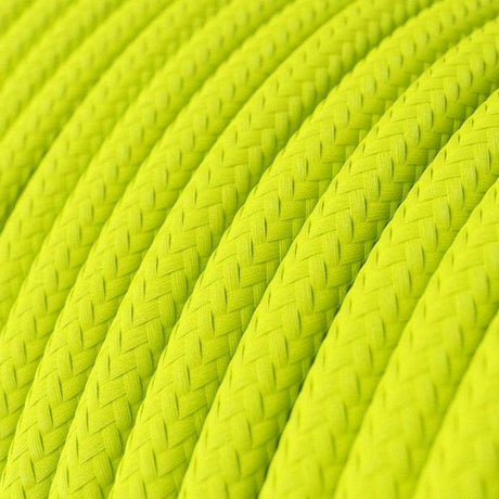 Textilkabel Fluo Gul-Lampconcept.se
