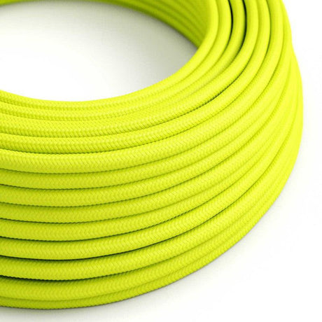 Textilkabel Fluo Gul-Lampconcept.se