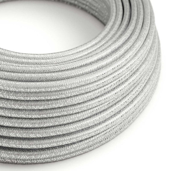 Textilkabel Silver-Lampconcept.se