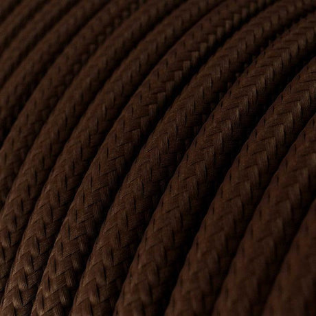 Textilkabel Mörkbrun-Lampconcept.se