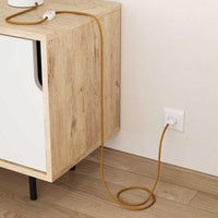Textilkabel Mustard-Lampconcept.se