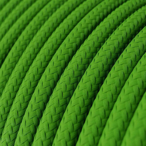 Textilkabel Lime Green-Lampconcept.se