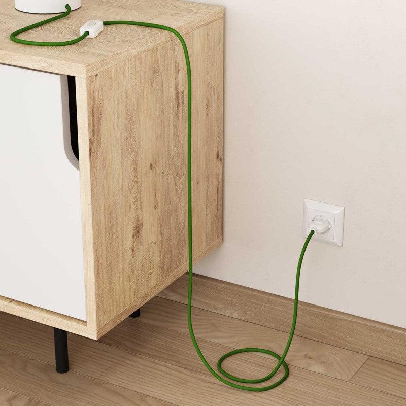 Textilkabel Lime Green-Lampconcept.se