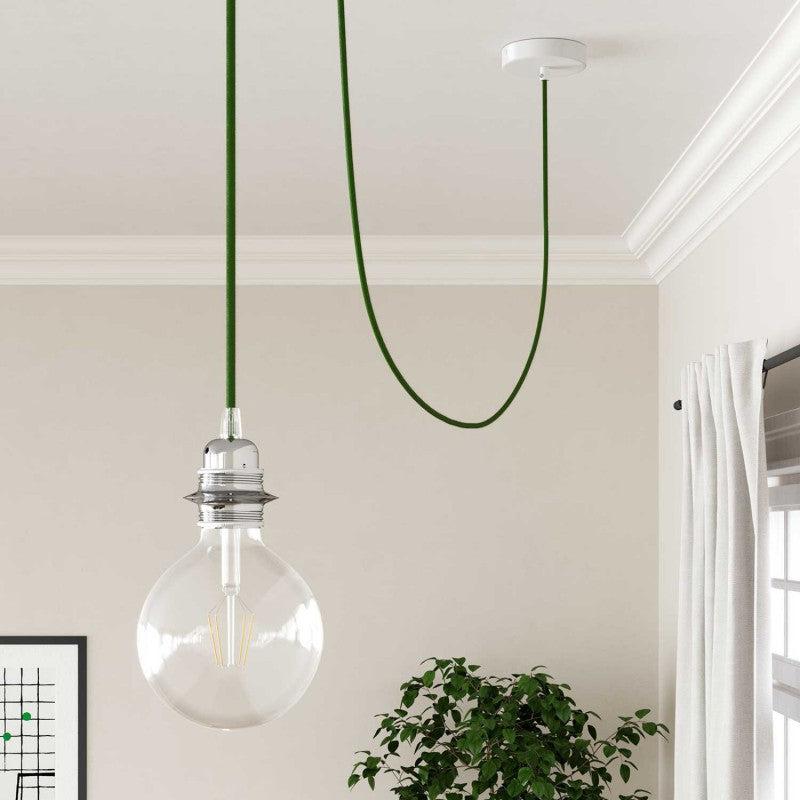 Textilkabel Lime Green-Lampconcept.se