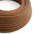 Tekstilkabel Guld/Burgundy