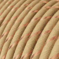 Textilkabel Jute/Koppar-Lampconcept.se