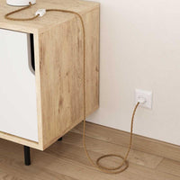 Tvinnad Textilkabel Jute-Lampconcept.se