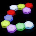 Hexagon LED 5-Sett Touch/Fjernkontroll