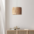 Raffia Taklampe Ø20