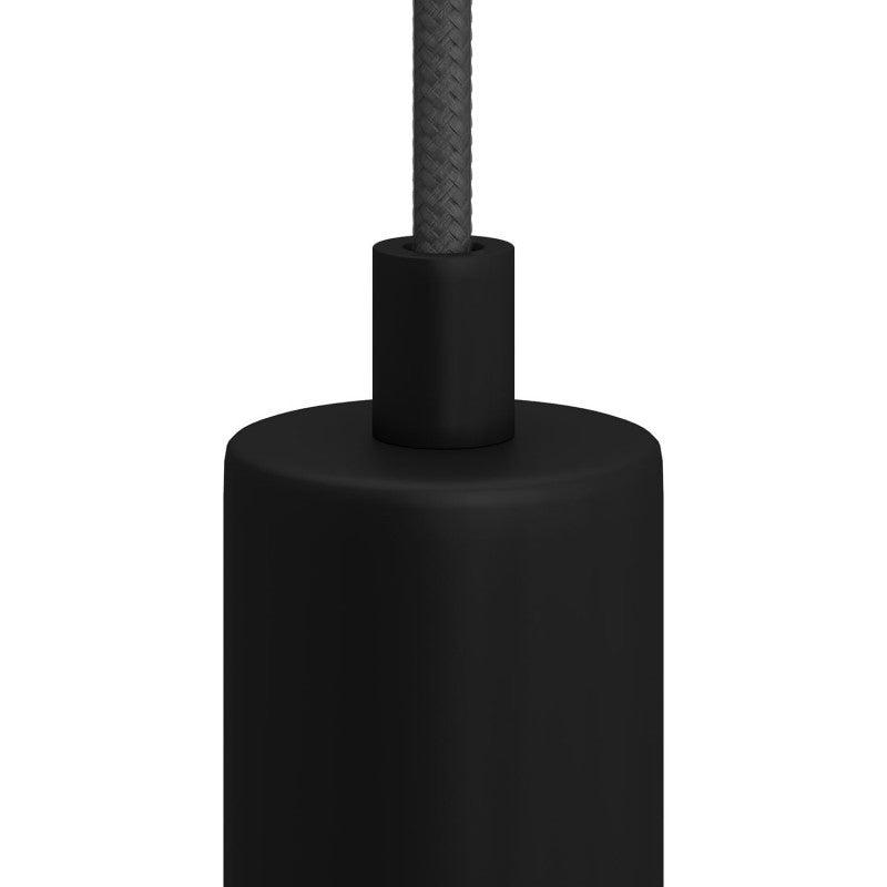 Cylinder Kabelklämma Matt Svart-Lampconcept.se
