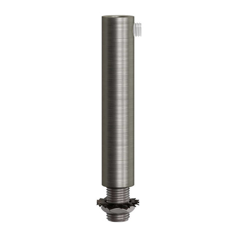 Cylinder Kabelklemme Metal Børstet Krom 7 cm