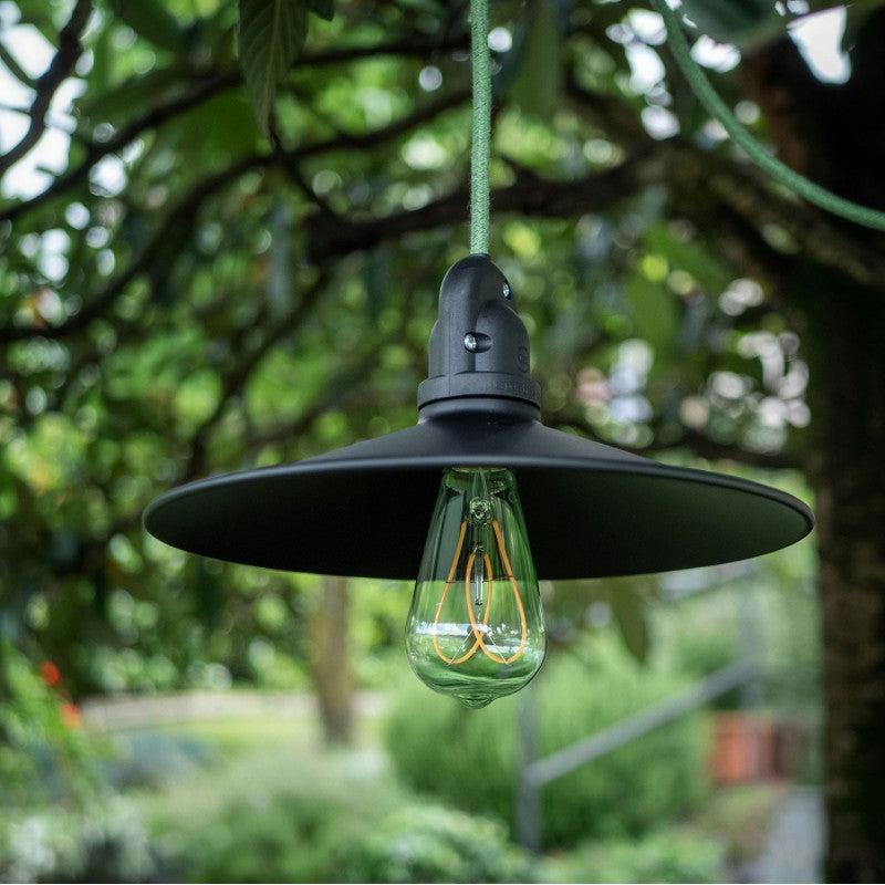 Eiva Utomhusuttag Med Ring Svart-Lampconcept.se