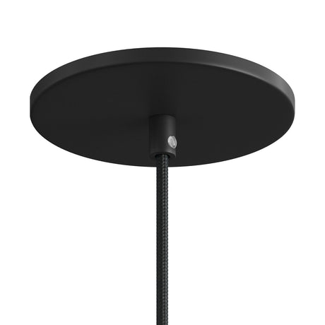 Roset Til 1 Lampe Ø12 Mat Sort Smal-Creative Cables-OutletLamper.dk