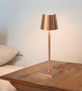 Garda 38cm Trådløs IP54 Bordlampe Kobber
