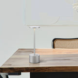 Bologna Mini LED Sladdlös Bordslampa Silver-Lampconcept.se