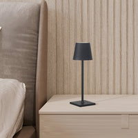 Garda Medium 30cm Sladdlös Svart-Lampconcept.se