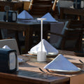 Bologna LED Trådløs Bordlampe - Sølv