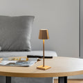 Garda 38cm Trådløs Bordlampe IP54 - Messing