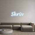 Custom Neon: Skriv