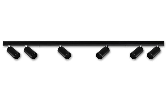 Justerbar 6-Spots Svart-Lampconcept.se