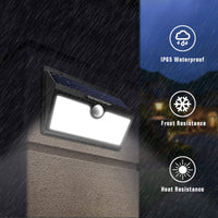 Solcellsvägglampa Med Sensor IP65-Lampconcept.se