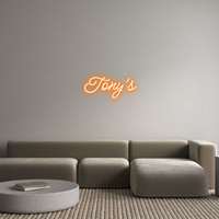 Custom Neon: Tony’s