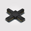 X-Stykke Strømskinne 1-Faset Sort